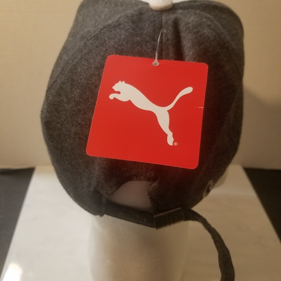 NWT Puma hat Grey/Blk - Picture 3 of 4